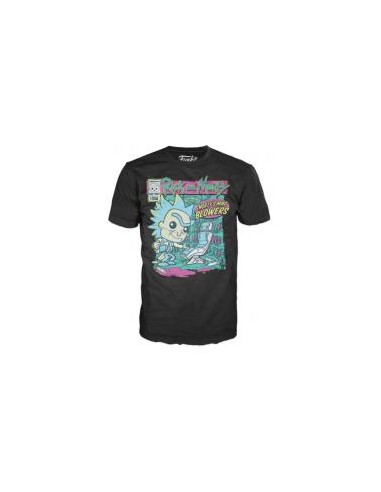 Camiseta funko series tv rick & morty morty mind blowers 64530