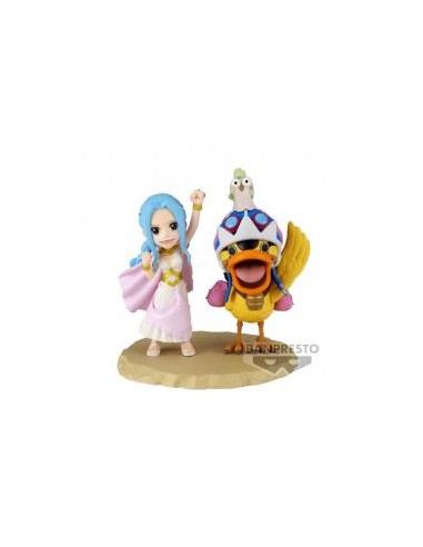 Figura banpresto: one piece log stories vivi y karoo