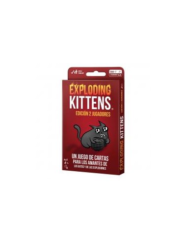 Juego de mesa exploding kittens edicion 2 jugadores pegi 10