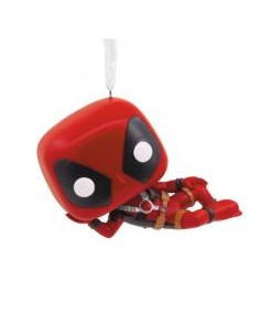 Adorno de navidad funko marvel deadpool figura de resina