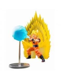 Figura tamashii nations sh figuarts dragon ball z super saiyan son goku's set teleport kamehameha 15cm