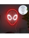 Lámpara de pared paladone spiderman luz led neon