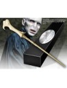 Replica the noble collection harry potter lord voldemort varita con caja y placa de identificacion