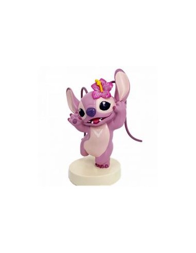 Figura enesco disney lilo y stitch -  angel con flor