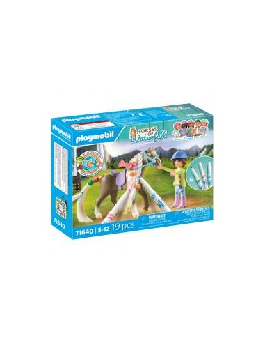 Playmobil set caballo para colorear