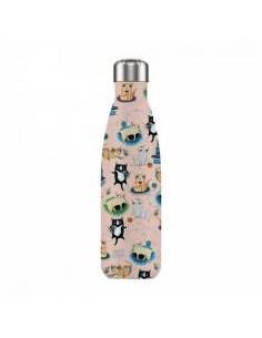 Botella isotermica enesco crazy cats