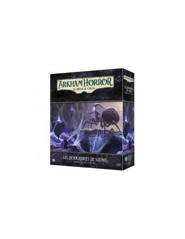 Juego de mesa arkham horror lcg los devoradores de sueños expansion campaña edad recomendada 14 años