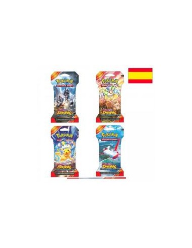 Juego de cartas pokemon tcg sv08 sleeved booster box español