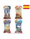 Juego de cartas pokemon tcg sv08 sleeved booster box español