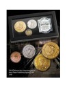 Replica the noble collection harry potter monedas de gringotts expositor