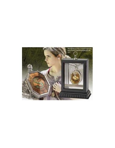 Replica the noble collection harry potter guardapelo horrocrux de salazar slytherin en expositor