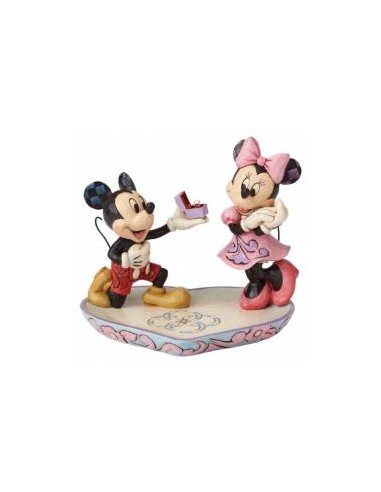 Figura enesco disney tradiciones mickey & minnie pedida de mano