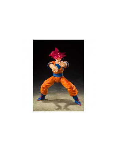 Figura tamashii nations dragon ball super goku super saiyan dios sh figuarts feria barcelona 2021