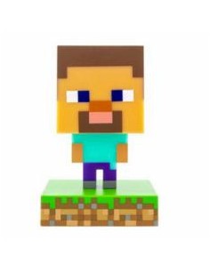 Lampara paladone icon minecraft steve