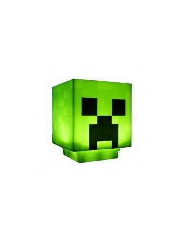 Lampara paladone minecraft creeper verde