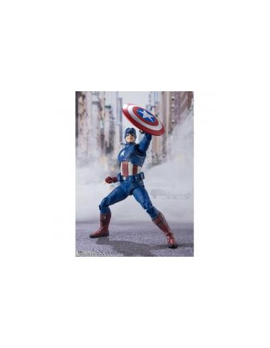 Figura tamashi nations marvel avengers capitan america edition assemble 15 cm sh figuarts