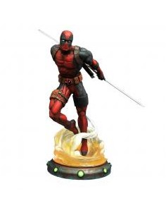 Figura diamond collection gallery marvel deadpool base efecto pvc