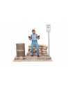 Figura sd toys cine invasion usa matt hunter set de lujo con diorama figura tough guy mgm chuck norris