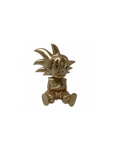 Figura hucha plastoy dragon ball son goku dorado