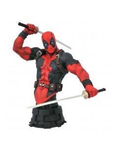 Figura diamond collection marvel deadpool busto 1 - 7 escala