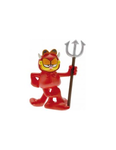 Figura plastoy series tv garfield garfield demonio pvc