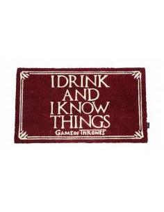 Felpudo game of thrones i drink and i know things