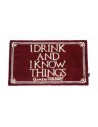 Felpudo game of thrones i drink and i know things