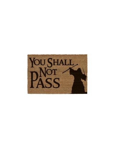 Felpudo 60x40 you shall not pass el seor de los anillos