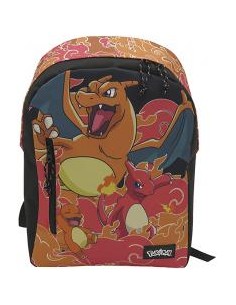 Mochila juvenil cyp brands pokemon adaptable a trolley charmander charmeleon charizard