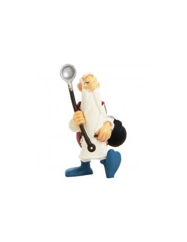 Figura plastoy asterix &obelix panoramix con marmita pvc 9 cm