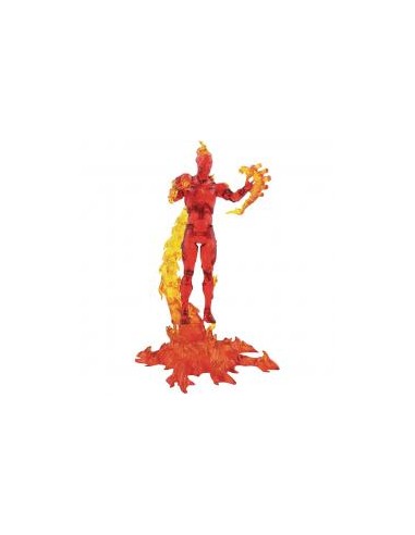 Figura diamond select toys marvel los 4 fantasticos antorcha humana