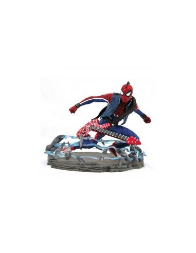 Figura diamond select toys marvel gallery spider - punk diorama