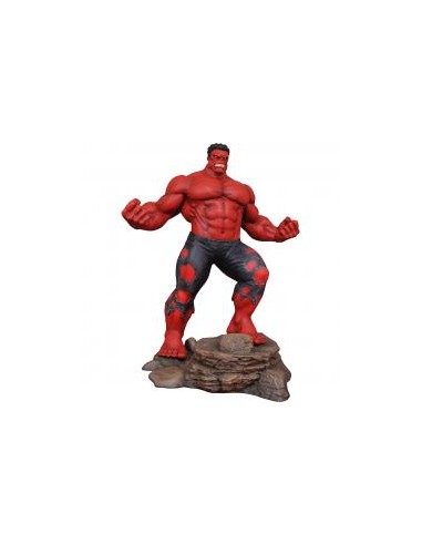 Figura diamond select toys marvel gallery diorama red hulk