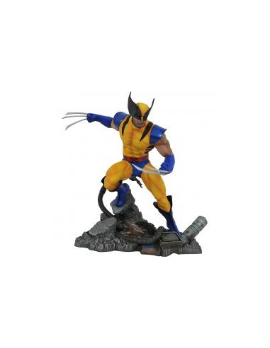 Figura diamond select toys gallery re - run marvel diorama wolverine lobezno