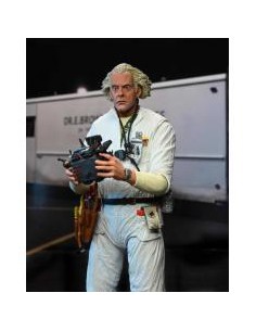 Figura neca  back to the future -  ultimate doc brown (1985) scale action figure