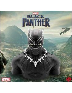 Hucha busto semic pvc deluxe 20 cm black panther wakanda marvel bust bank