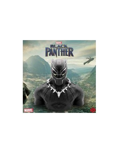 Hucha busto semic pvc deluxe 20 cm black panther wakanda marvel bust bank