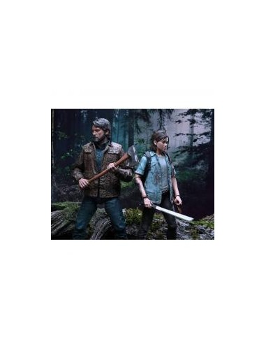 Set 2 figuras neca the last of us 2 scale action figure -  joel & ellie