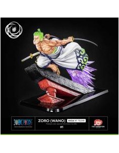 Figura tsume arts one piece wano zoro estatua resine escala 1 - 6 ikigai