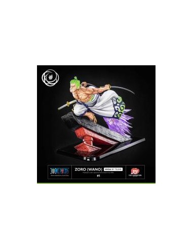 Figura tsume arts one piece wano zoro estatua resine escala 1 - 6 ikigai