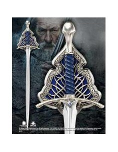 Replica espada the noble collection gandalf glamdring edición especial tamaño real de 120 cm en acero