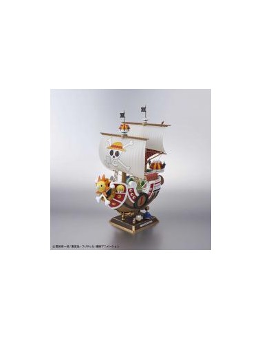 Replica bandai hobby one piece grand ship collectio hi - end model kit thousand sunny land of wano