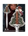 Replica espada de acero the noble collection el hobbit bilbo baggin dardo tamaño real 55 cm