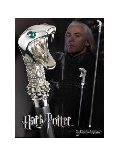 Replica the noble collection harry potter lucius malfoy baston con varita oculta 116 cm