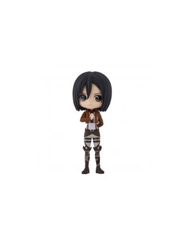 Figura banpresto q posket ataque a los titanes mikasa ackerman 14cm