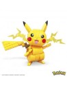 Figura mattel mega construx construye y muestra pikachu