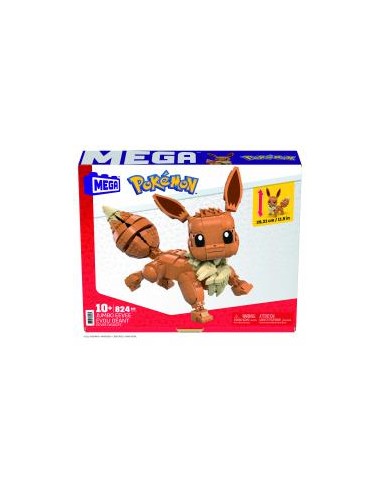 Figura mattel mega construx pokemon jumbo eevee