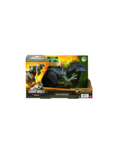 Figura mattel jurassic world wild roar dryptosaurus