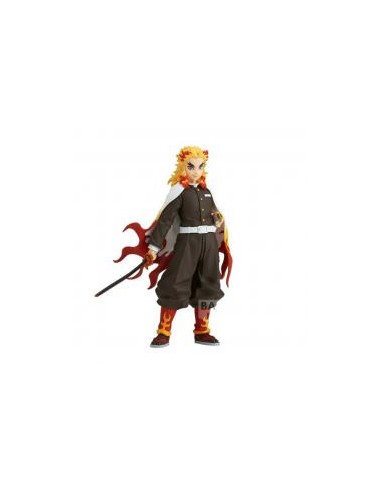 Figura banpresto demon slayer kimetsu no yaiba kyojuro rengoku vol.43 17cm