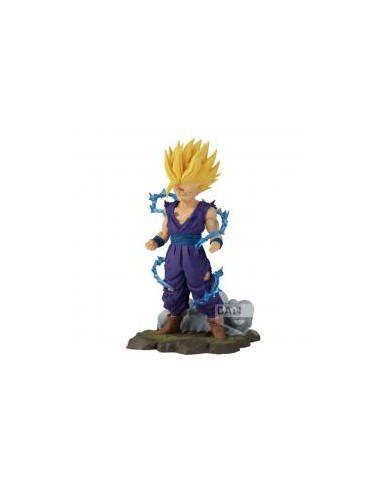 Figura banpresto dragon ball z history box super saiyan 2 son gohan vol.10 12cm